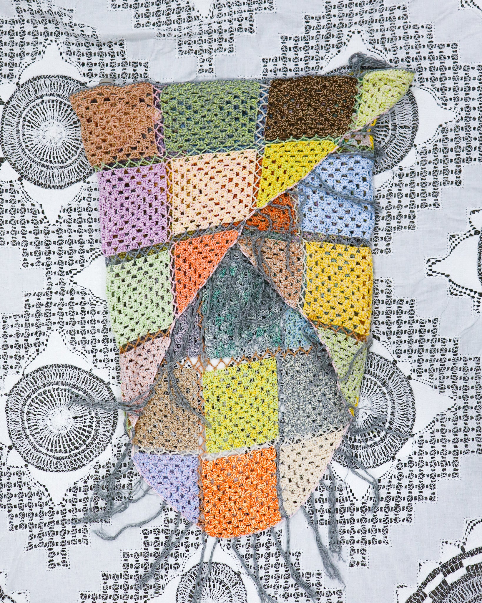 Shawl Rústico 100% Algodón